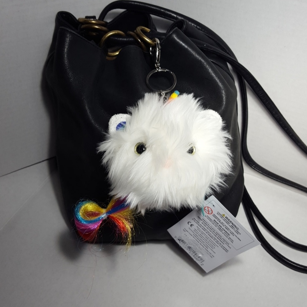 Unicorn Kitty Cat Keychain Clip On 🦄